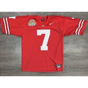 NCAA BigTen Ohio State Buckeye 2007 National Championship Nike Jersey Large